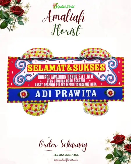 Papan Bunga Ucapan Selamat Ranupakis