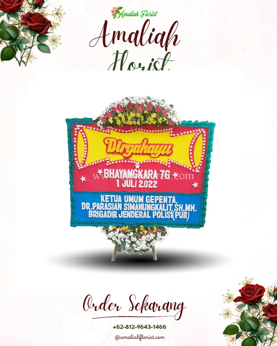 Papan Bunga HUT Ulang Tahun Ranupakis